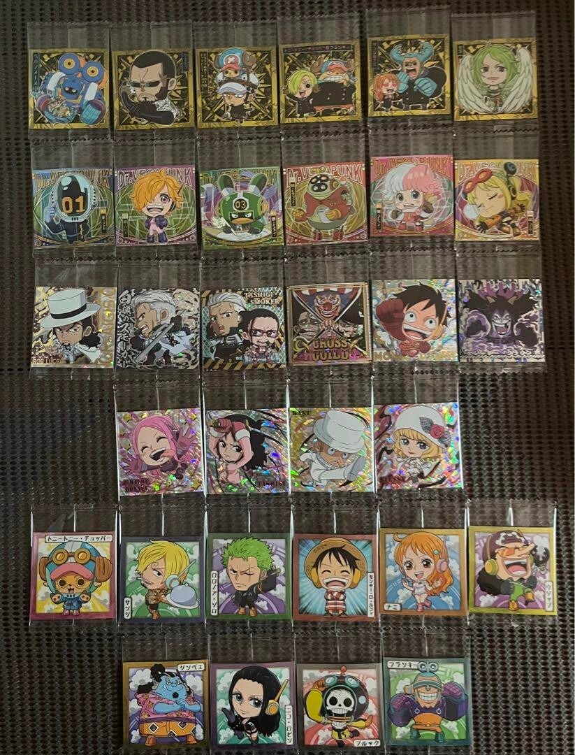 One Piece Seal Wafer Sticker LOG.8 Complete Set All 32 types