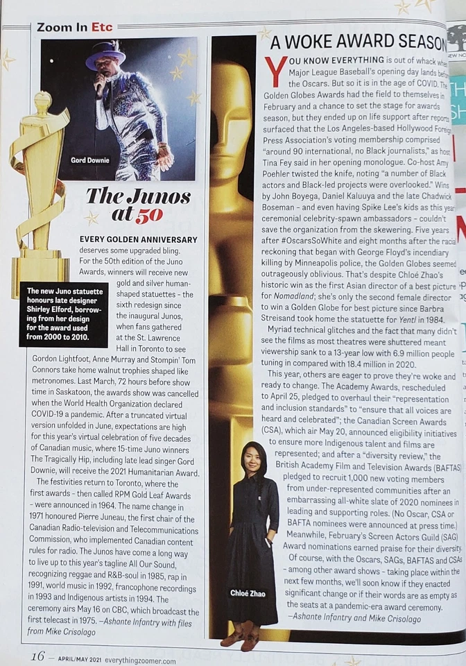 Zoomer I'm One Magazine April May 2021 Sharon Stone Spring Cook Books s3 - Image 4 of 4