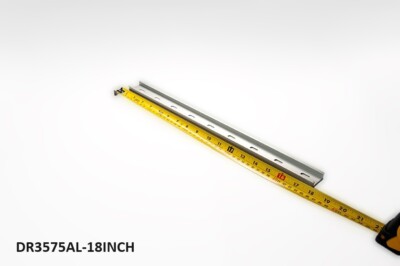 DIN Rail, 450 mm (~18 (17.7) Inch) NEW Pre-Cut 35x10mm Heavy Aluminum, Slotted