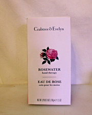 Crabtree Evelyn Rosewater Hand Therapy 3.5 Oz. New In Box