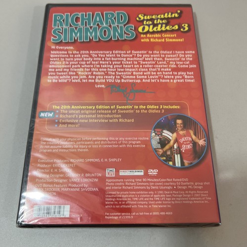 Richard Simmons DVD Sweatin' to the Oldies Time Life Lot of (4) - Picture 11 of 13