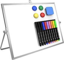 GMAOPHY Dry Erase White Board, 16Inx12In Large Magnetic Desktop Whiteboard with