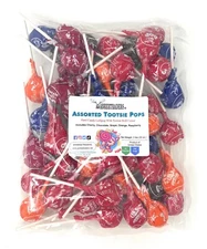 Tootsie Pops Assorted Flavors Lollipops, 2 lbs. ~ YANKEETRADERS® ~ FREE SHIPPING