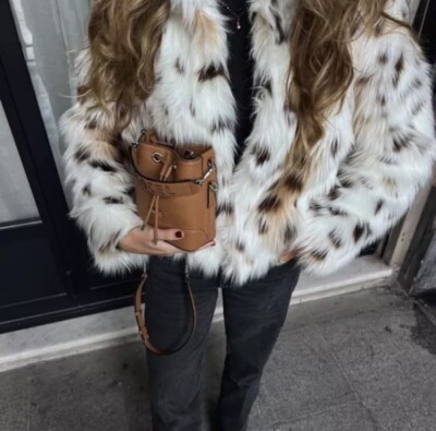ZARA FAUX FUR JACKET ZW COLLECTION LEOPARD NEW FW24/25 SIZES ZARA FAUX FUR JACKET ZW COLLECTION LEOPARD NEW FW24/25 SIZES