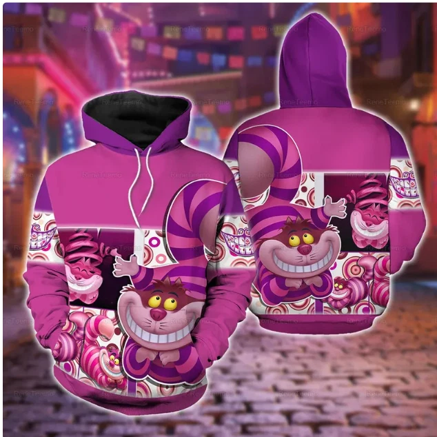 Cheshire Cat 3D Hoodie Halloween Gift