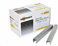 SpotNails 91210 5/8-Inch Galvanized Chisel 1/2-Inch Crown Fine Wire Staples 2.5M
