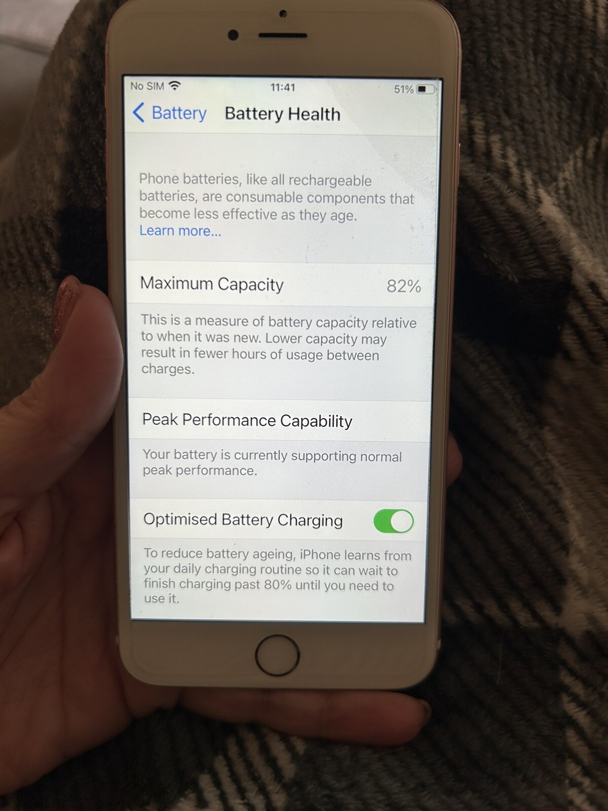 Apple iPhone 6s Plus 32GB Rose Gold (Unlocked) A1687 (CDMA + GSM