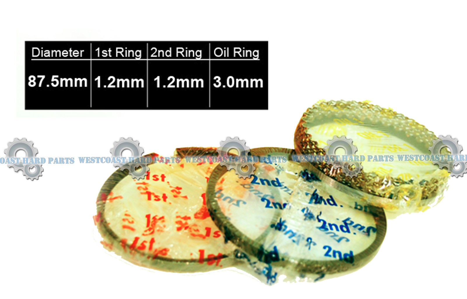 9406 Lexus ES300 RX300 3.0L 1MZFE 24V DOHC ENGINE PISTON RINGS SET eBay