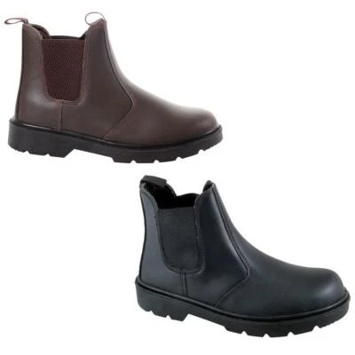 Blackrock 'Dealer' Workwear Steel Toe Cap Elasticated Safety Protective Boot