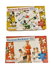 Norman Rockwell Jigsaw Puzzles 500 pcs each, New, Sealed