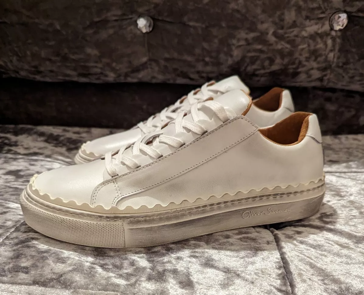 Luxury white trainers sale