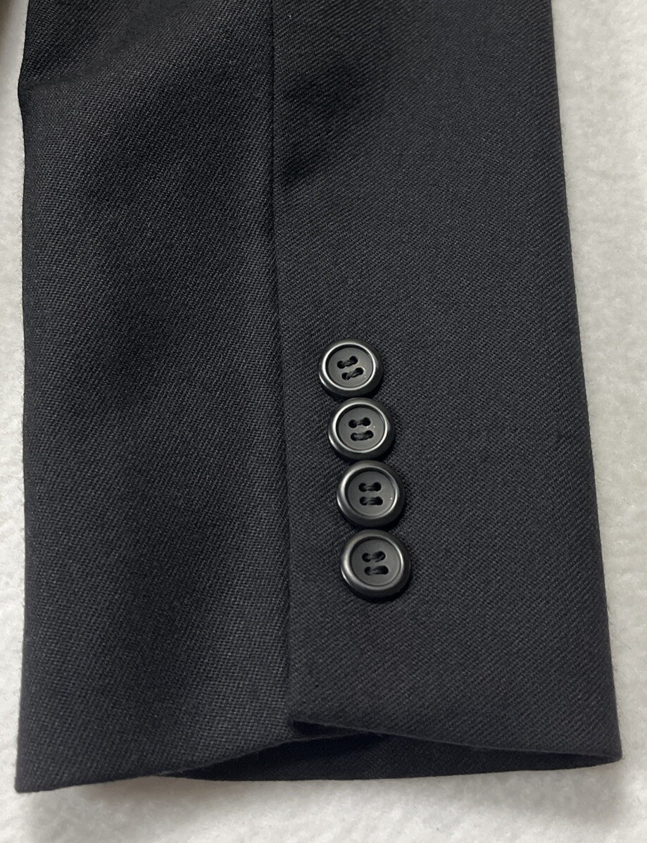 Pendleton Black Lined Virgin Wool One Button Blaz… - image 5