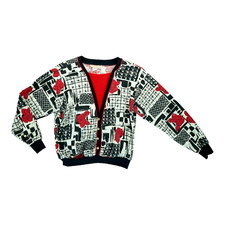 Vintage 90s Season Ticket Long Sleeve Made in USA Sweater Shirt Small Women's