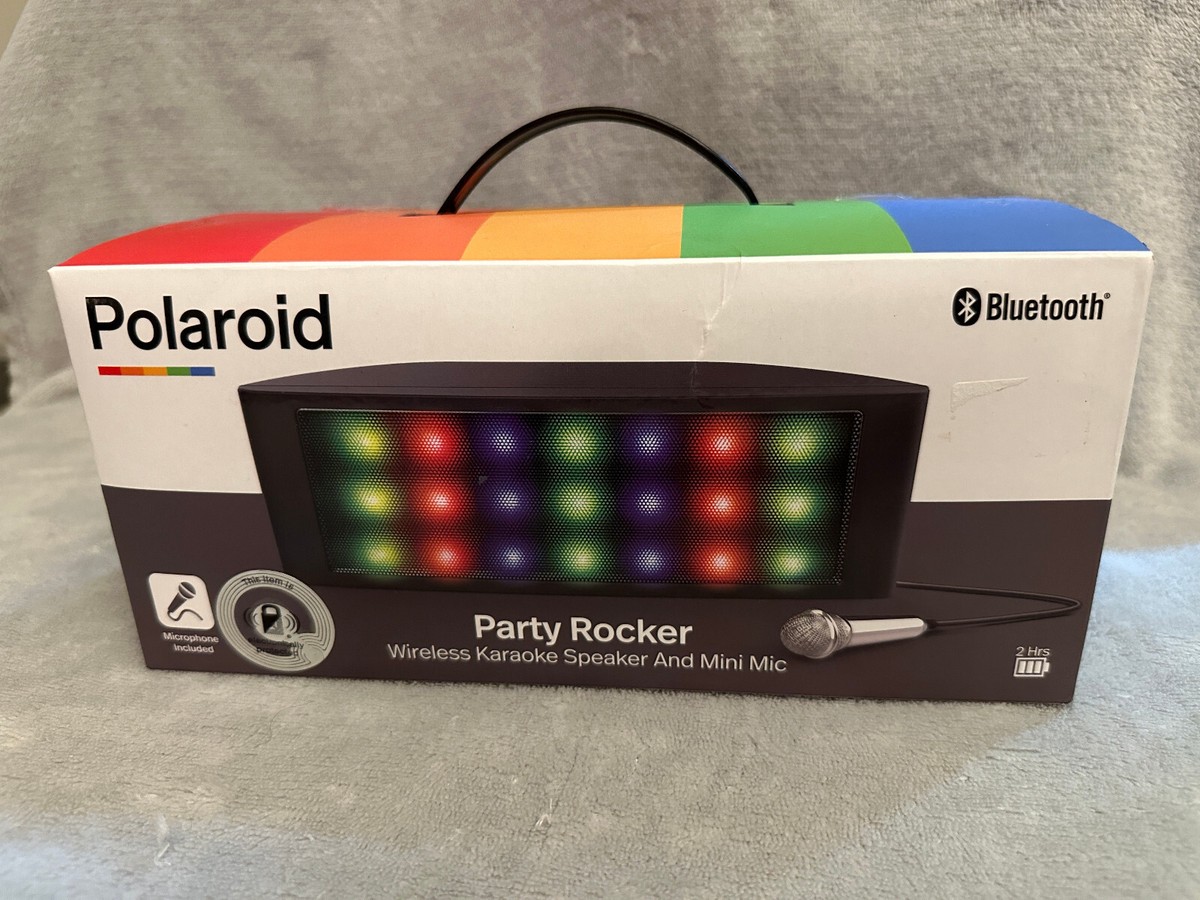 Polaroid Party Rocker Wireless Karaoke Speaker w/ Mic