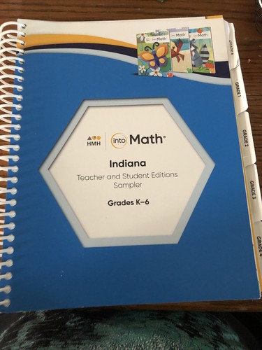 HMH Into Math Grade K-6 Entire Set of Teacher Edition Indiana ...