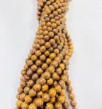 Mariam Jasper Beads 15  Strand   Smooth Round Loose Gemstones For Jewelry Making