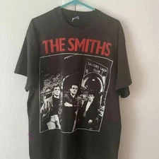 90s The Smiths band Tour Concert black Reprint T shirt size S-5XL