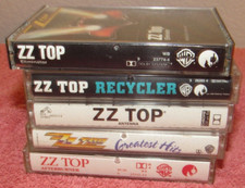 Lot of 5 - ZZ Top Cassette Tapes - Elimimator Recycler Antenna Afterburner