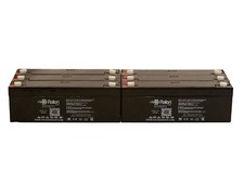 Raion Power 12V 2.3Ah Battery For Crown Battery 12CE2.3 - 6 Pack