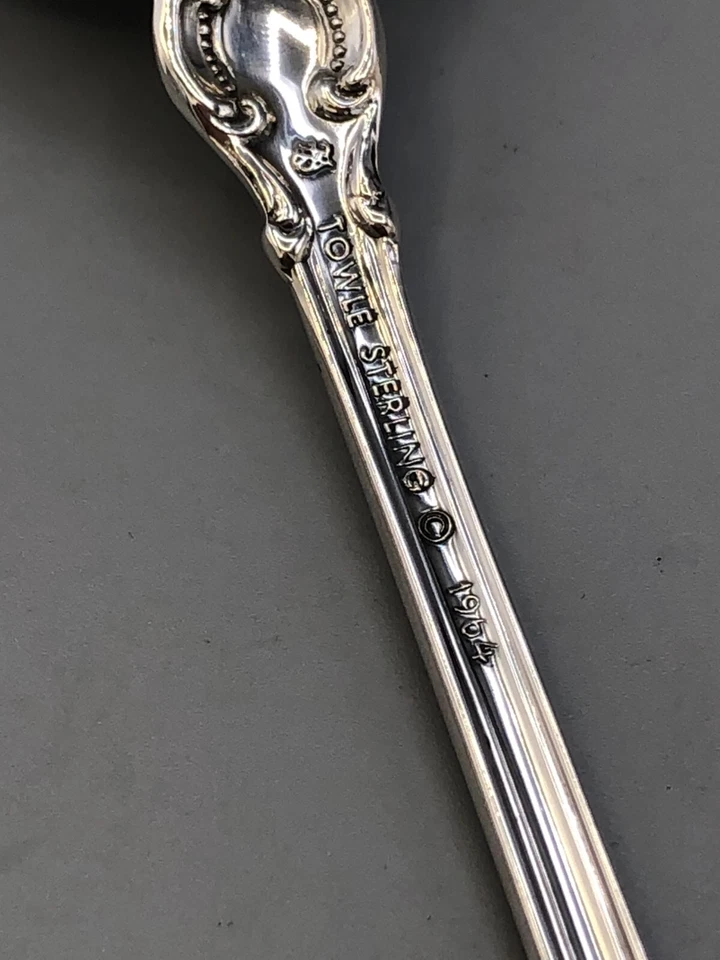 Juego de cucharadita helada única de plata de ley El Grandee by Towle 8 1/8" Foto 3 de 3