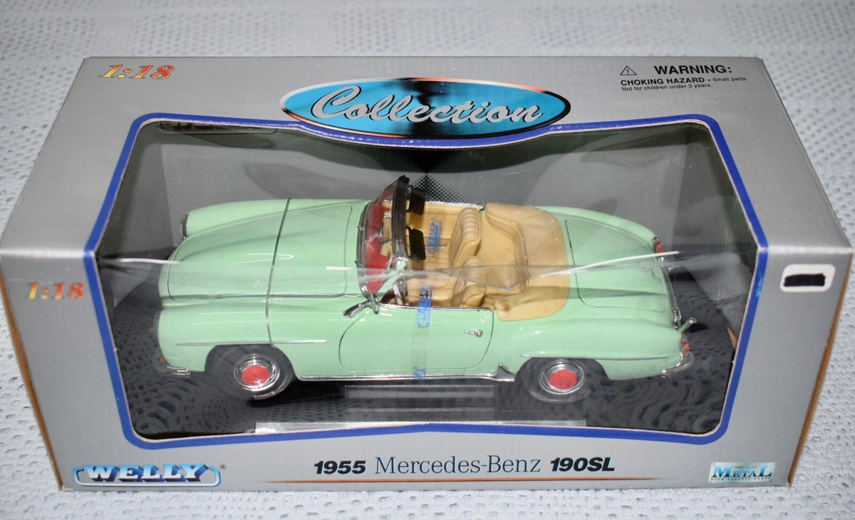 【WELLY】No.2311　MERCEDES-BENZ　190SL　1955 Welly 1955 Mercedes-Benz 190 SL Red 1/24 Diecast Model Car