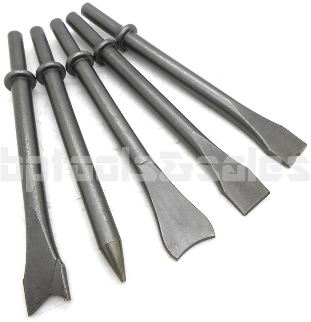 5 Pc 7" Air Hammer Punch Chipping Chisel Set Extra Long Air Hammer Chisels eBay