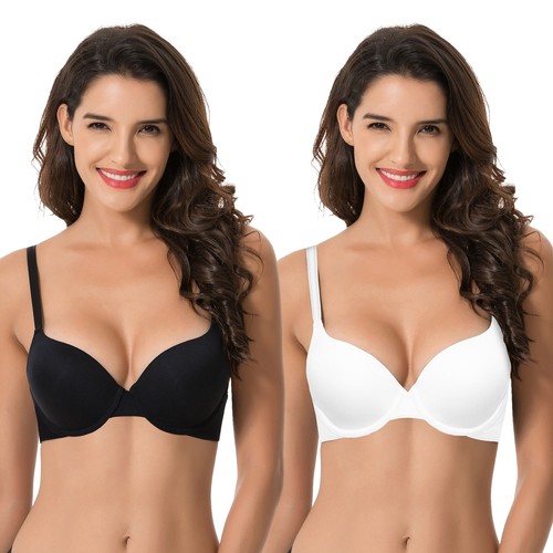 Damen Light Lift Add 1 Cup Push Up Bügel wandelbares T-Shirt - Bild 1 von 8