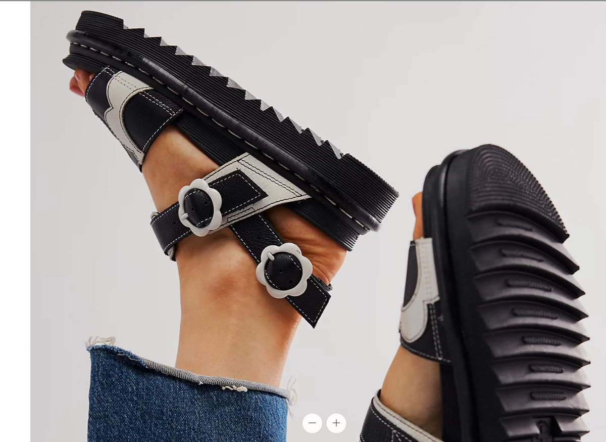 Dr. Martens VOSS PISA LEATHER STRAP SANDALS MSRP$160 SUPER CHIC