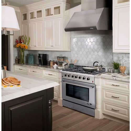 baffle range hood