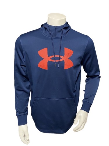 Under Armour Mens Hoodie Sweatshirt Size Adult Medium Long Sleeve Pullover Logo - Picture 2 of 13