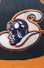 Vintage New Era Schaumburg Flyers Baseball Hat Cap Medium Large Made In USA 90s