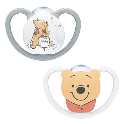 NUK Schnuller Kette Trinkflasche Winnie Pooh