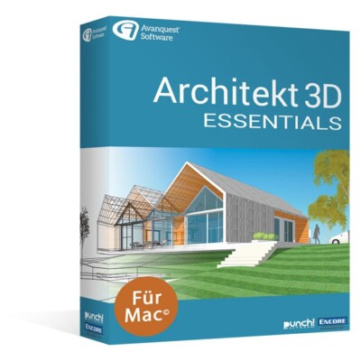 Avanquest Architekt 3D 20 Essentials | für MAC | Blitzversand | Dauerhaft gültig