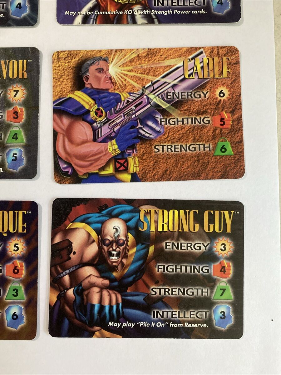 6) 1995 MARVEL OVERPOWER COLLECTABLE CARD GAME 6) 1995 MARVEL OVERPOWER COLLECTABLE CARD GAME