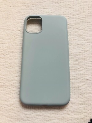 New Apple Iphone 11 Pro Max Sky Blue Silicone Case
