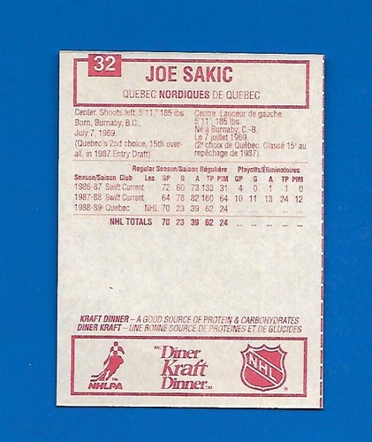 1989-90 KRAFT DINNER ROCK 'O' RAMA PANEL & SINGLE NHL HOCKEY 1-64 SEE LIST - Picture 106 of 179