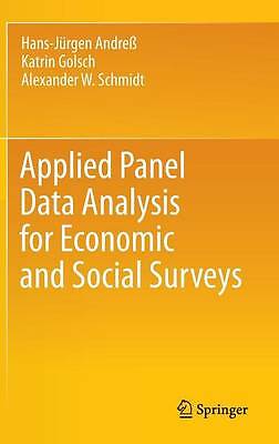 Applied Panel Data Analysis for Economic and Social Surveys by 