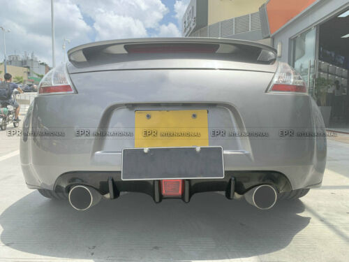 Cubierta de borde de palo labial difusor trasero de carbono OE-Bumper parachoques trasero para Nissan Fairlady 370z z34 - Imagen 2 de 12