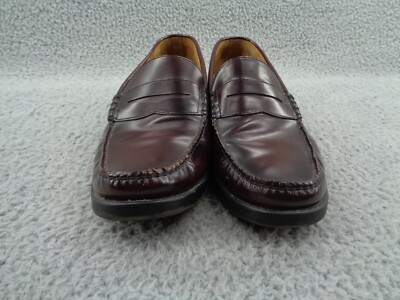 Nunn Bush Penny Loafers Mens Size 11.5M Burgundy 84109-601  display picture 1