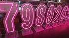 Custom Made large big 4ft led light up neon glow birthday party numbers marquee