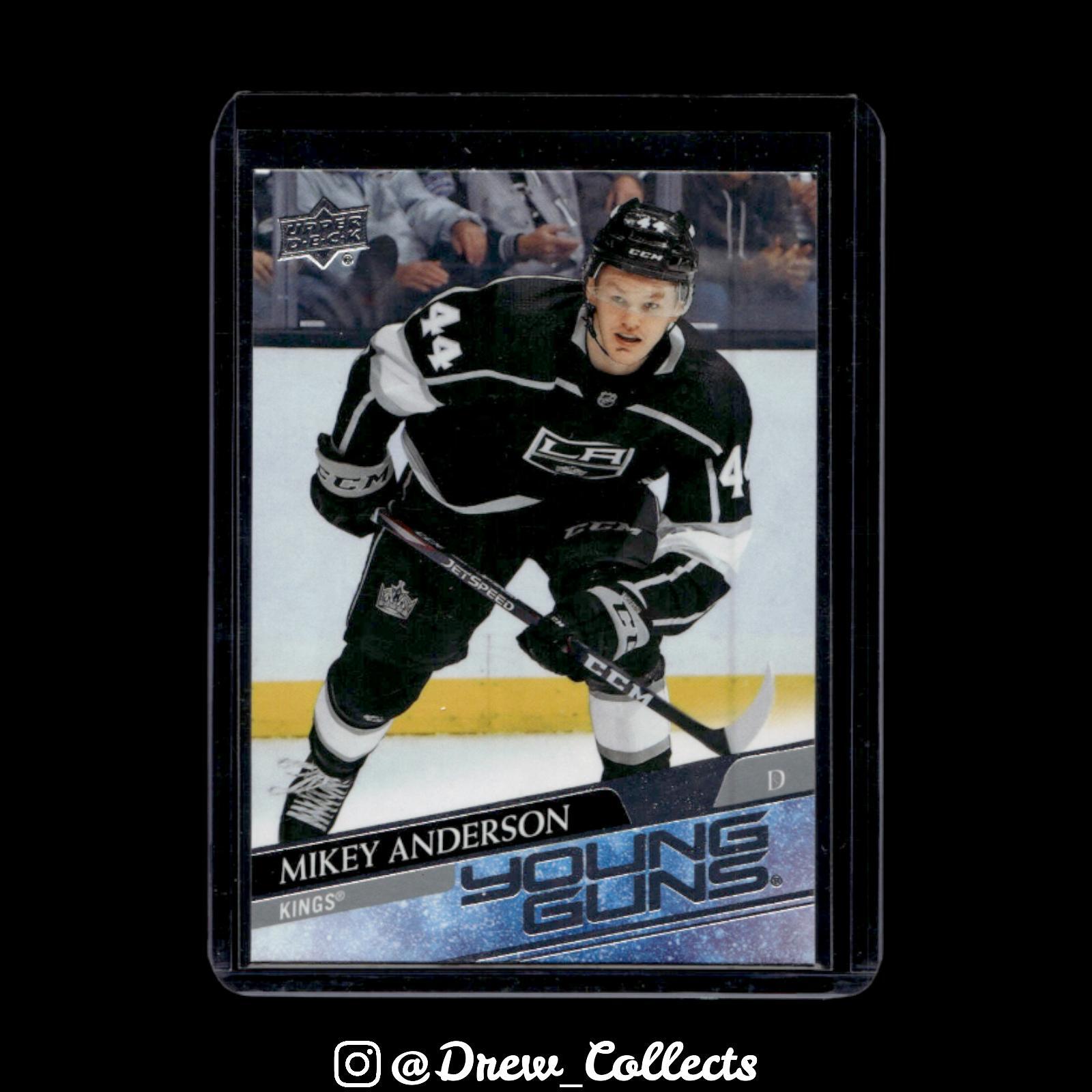 2020-21 Upper Deck #233 Mikey Anderson Los Angeles Kings Young Guns