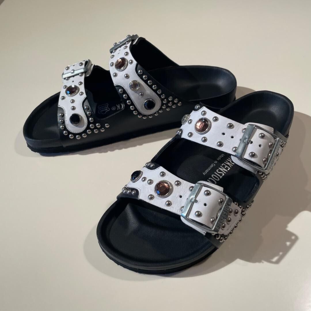EU41 BIRKENSTOCK x HEIDI KLUM ARIZONA White Unused Men's EU41 BIRKENSTOCK x HEIDI KLUM ARIZONA White Unused Men's