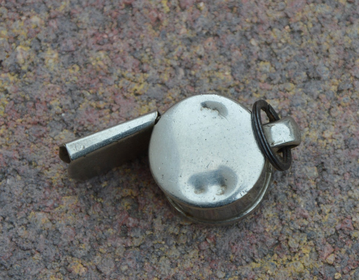 Vintage Metal Whistle England The Acme Reg'd original | eBay