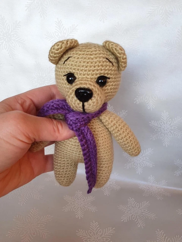 Babies Toy Amigurumi Soft Teddy bear Soft Kids Toy handmade crochet Baby  Gift - Image 2 of 2