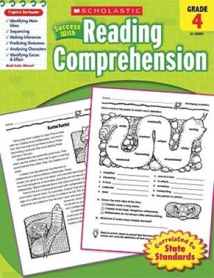 Scholastic Success with Reading Comprehension, Grade 4 - Paperback - GOOD