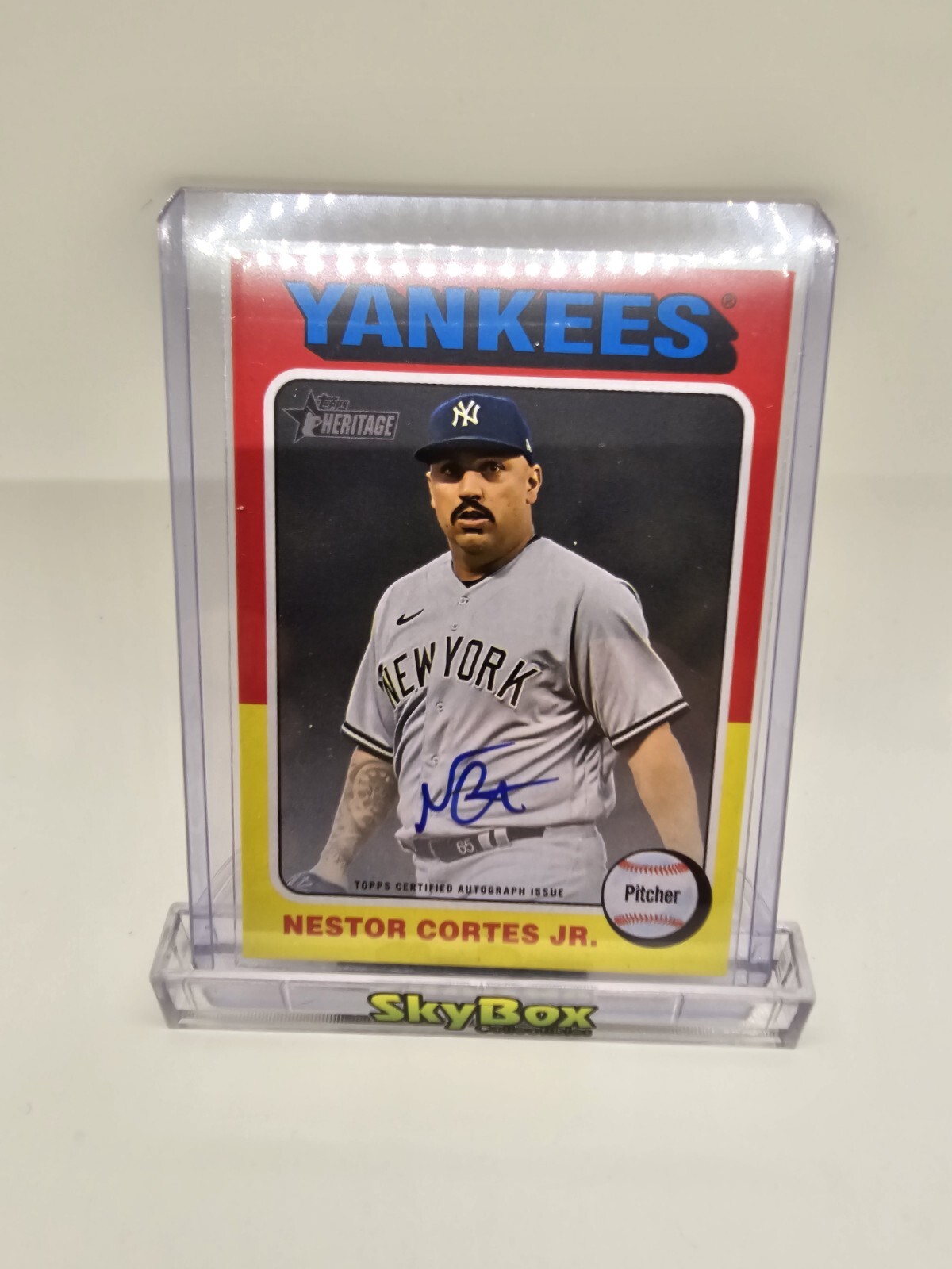 2024 Topps Heritage - Real One Autographs #ROA-NC Nestor Cortes (AU)