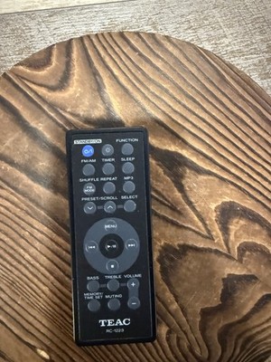 Teac RC-1223 Portable HI-FI System Remote Control for MC-DX90i