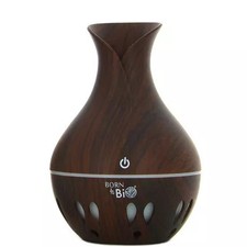 Born to Bio - Diffuseur d'huiles essentielles à variation de couleurs Bois foncé