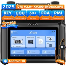 XTOOL D7S OBD2 Auto Diagnostic Scanner K!ey Programmer Tool with XV200 Endoscope