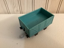 Thomas Friends Trackmaster Cargo Car Blue/Green 2013 Mattel